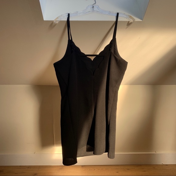 Black Slip Dress - Picture 2 of 4